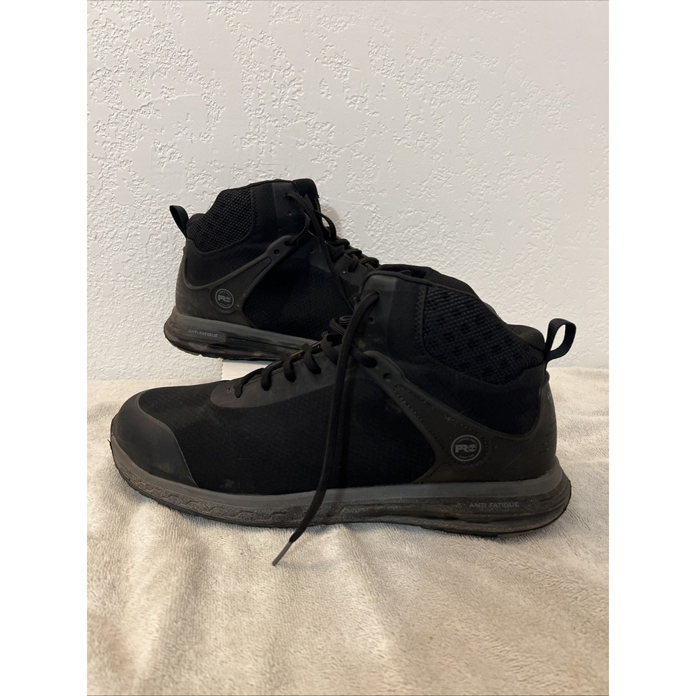 Timberland PRO COMPOSITE TOE‎ Size 15W Wide Athletic SHOE Mid Black A1S5M Men's